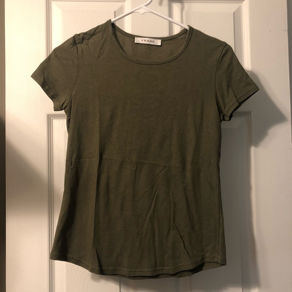 Frame Olive Crew Neck T-shirt